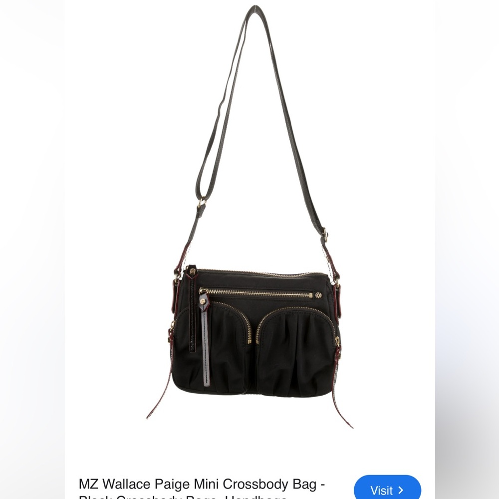 Mz Wallace Paige Black Crossbody Bag View 4